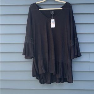 Collection By Bobeau Womens Peplum top